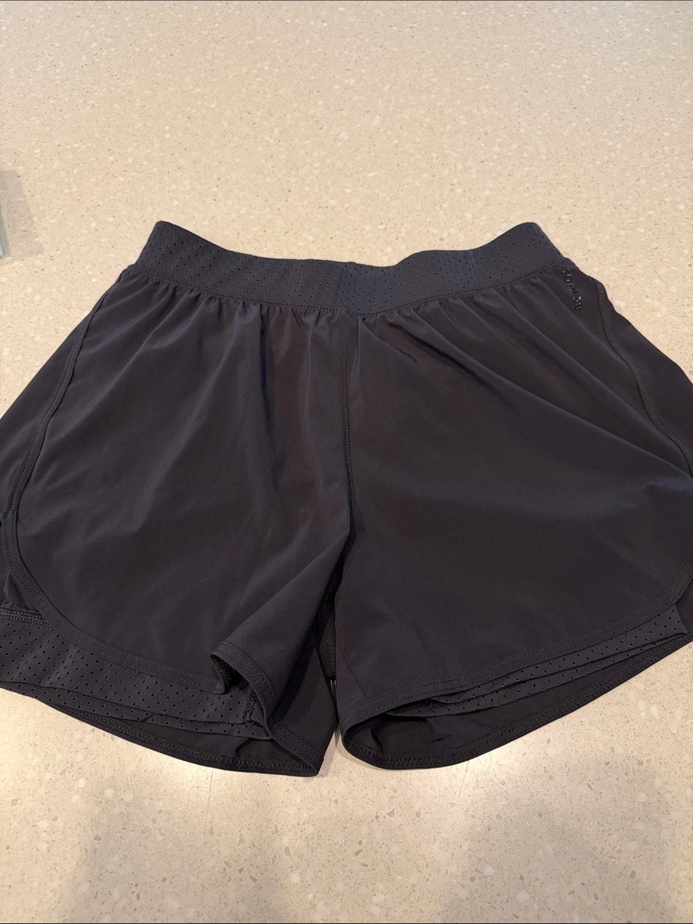 Women’s Black Athletic Running Shorts - Lightweight Performance